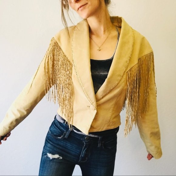 Vintage Cripple Creek Fringe Western Jacket M - Picture 3 of 12